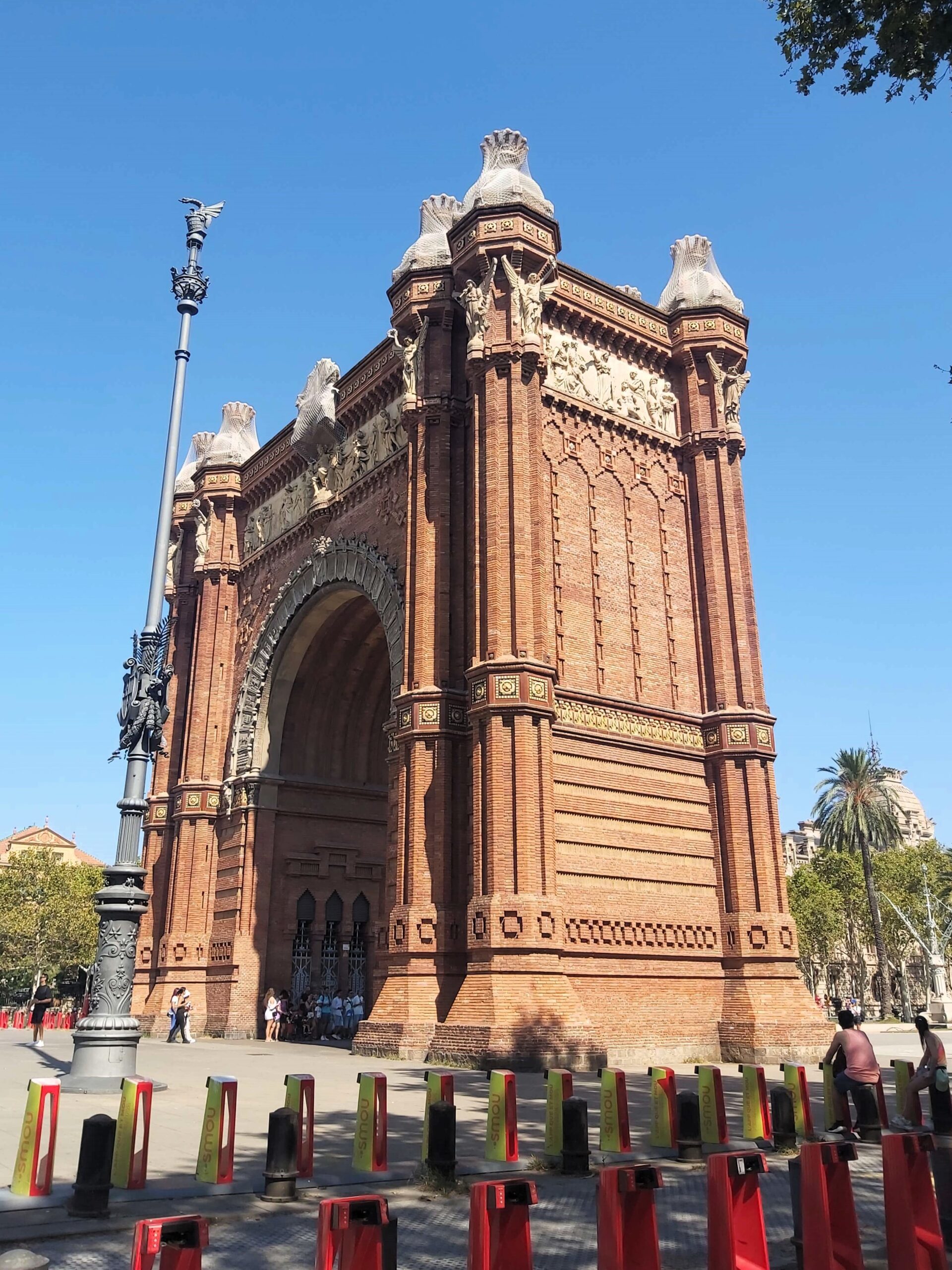 Large arch in Barcelona, Spain