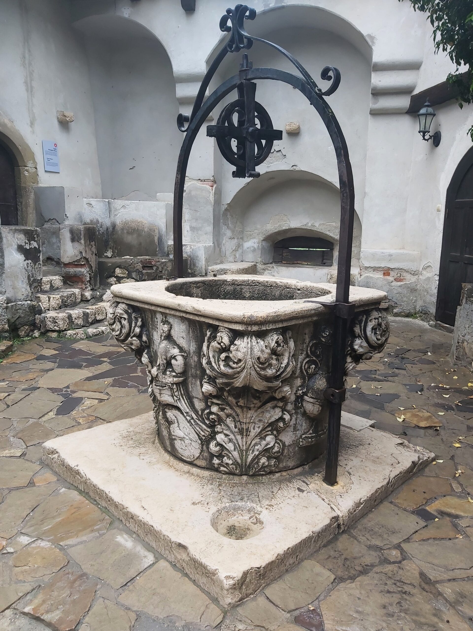 The well in Bran Castle, Romania