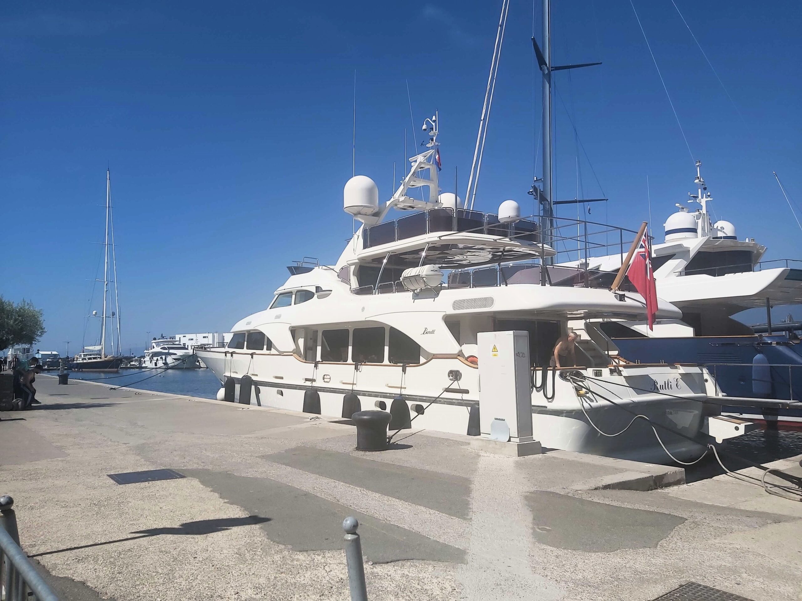A yacht, Rijeka, Croatia