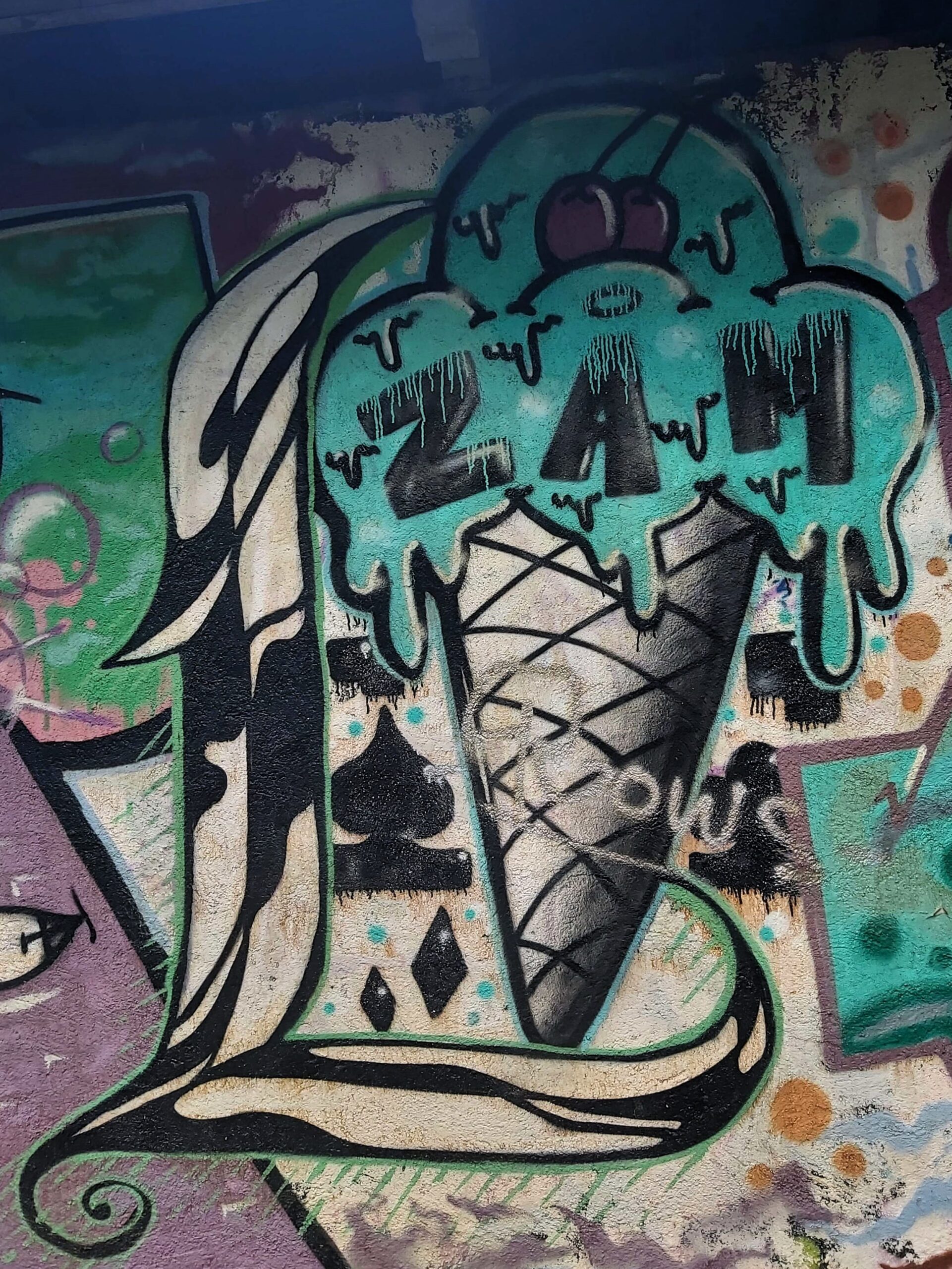 Graffiti in Timisoara, Romania. Ice cream