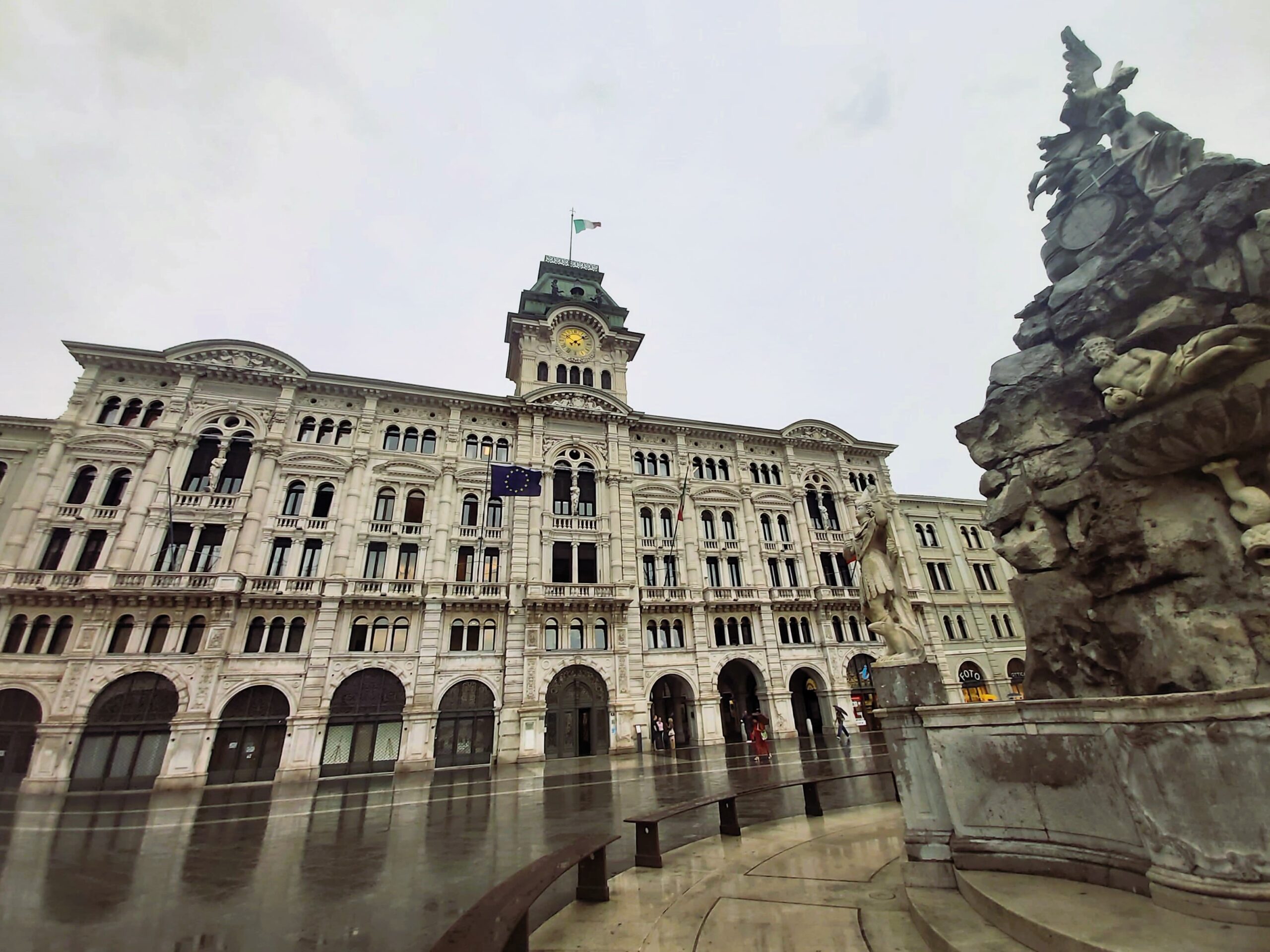 The main square in Trieste, Italy