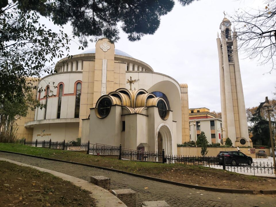A religious building in Tirana, Albania