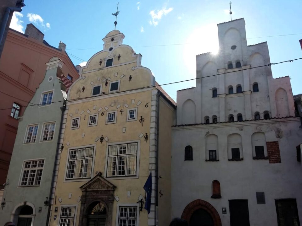The Three Brothers, famous buildings in Riga